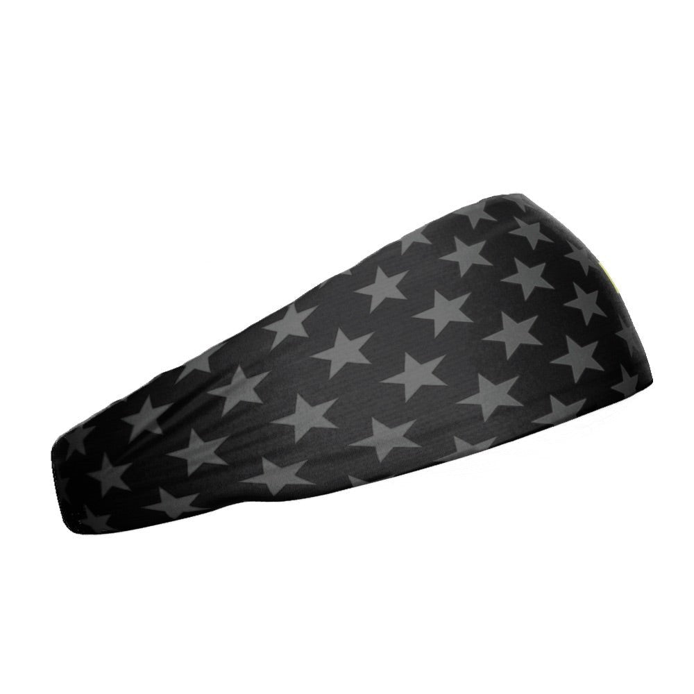 Thin Yellow Line Headband - Support EMS & Security Personnel - Comfortable Stretchable Headband for Workouts, Running & Daily Wear