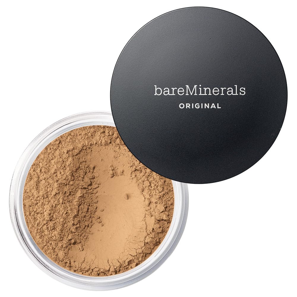 bareMinerals Original Loose Powder Foundation SPF 15 - Lightweight Mineral Makeup with Buildable Coverage | Talc-Free & Vegan | Perfect for Daily Wear & Sensitive Skin