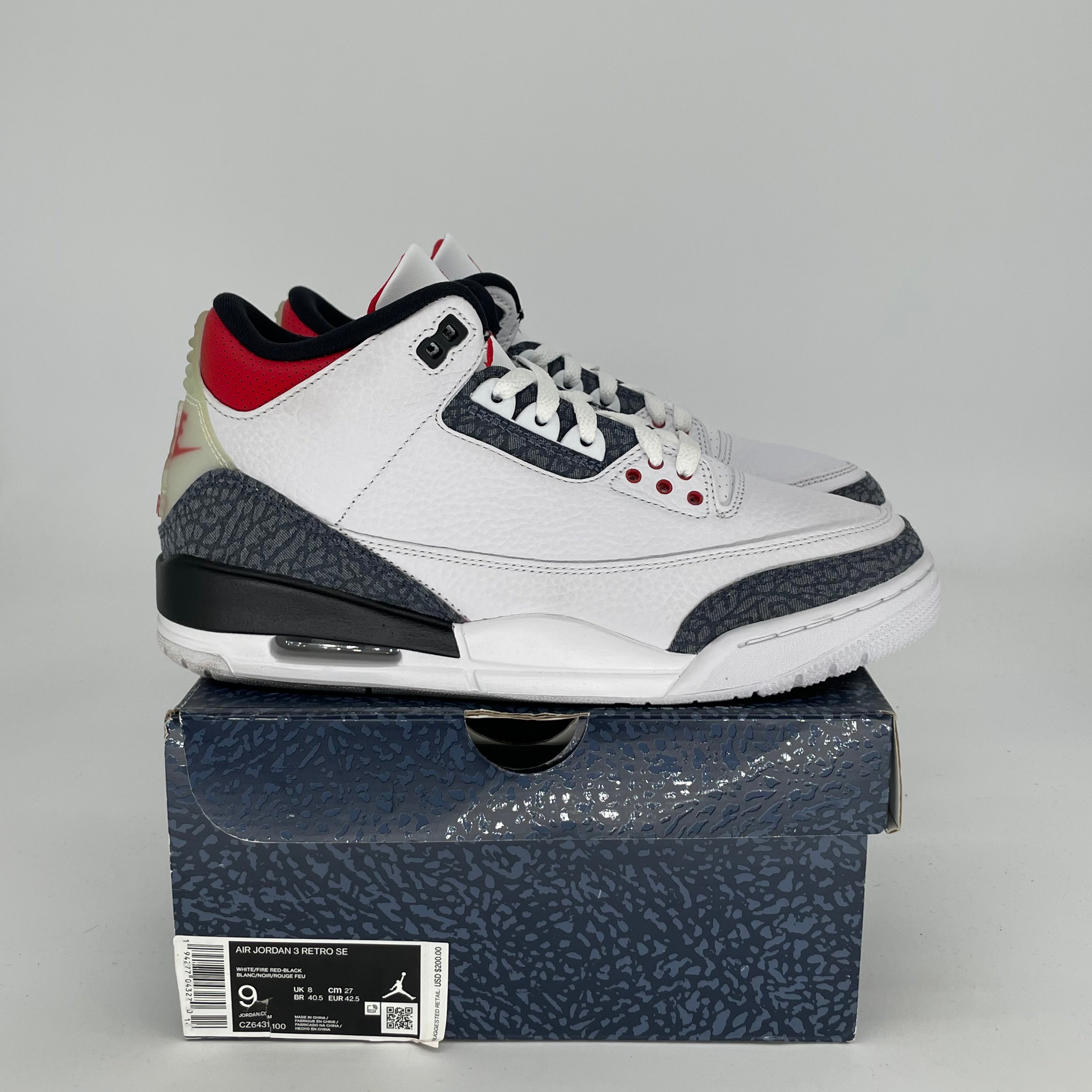 Authentic Air Jordan 3 Retro 