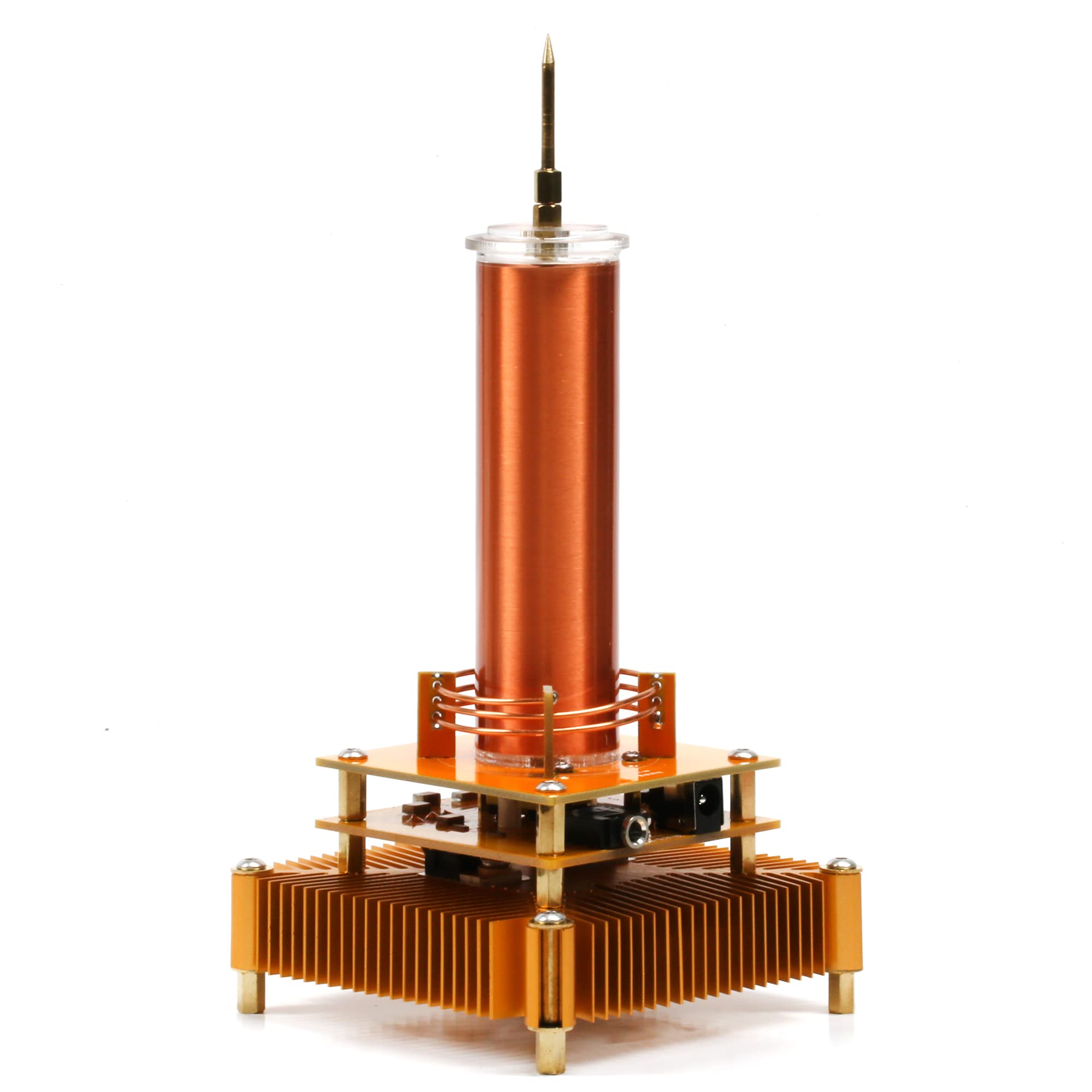 Joytech Wireless Tesla Coil Speaker - Plasma Arc Music Player with Acrylic Base, Science Experiment Kit & Desktop Decoration for Home/Office/Lab (Model YS01) | Perfect for STEM Education, Science Gifts & Unique Audio Experience