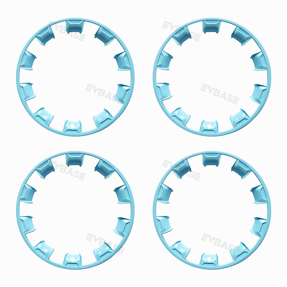 Tesla Model Y 20 Inch Induction Wheel Rim Protector - ABS All-in-One Mecha Style Rim Case | Perfect for Road Trips, City Driving & Off-Road Protection