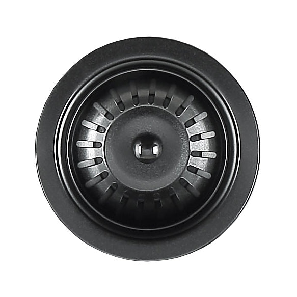 Black Stainless Steel Sink Strainer - Durable Mesh Drain Cover for Kitchen & Bathroom Sinks - Perfect for Food Scraps, Hair & Debris Prevention