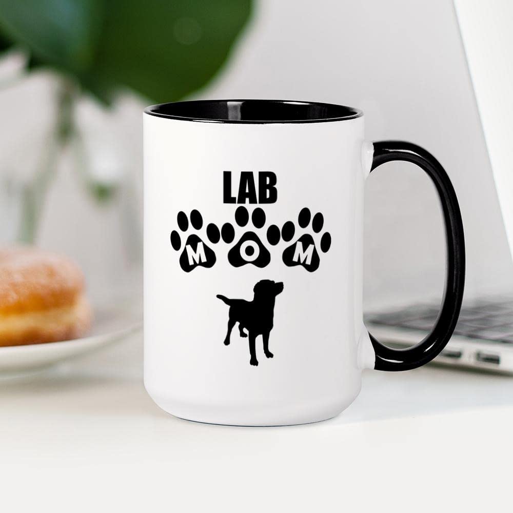 Lab Mom Ceramic Coffee Mug 15 oz (444 ml) - Perfect for Scientists, Researchers & Lab Enthusiasts - Ideal for Coffee, Tea & Hot Drinks at Work or Home