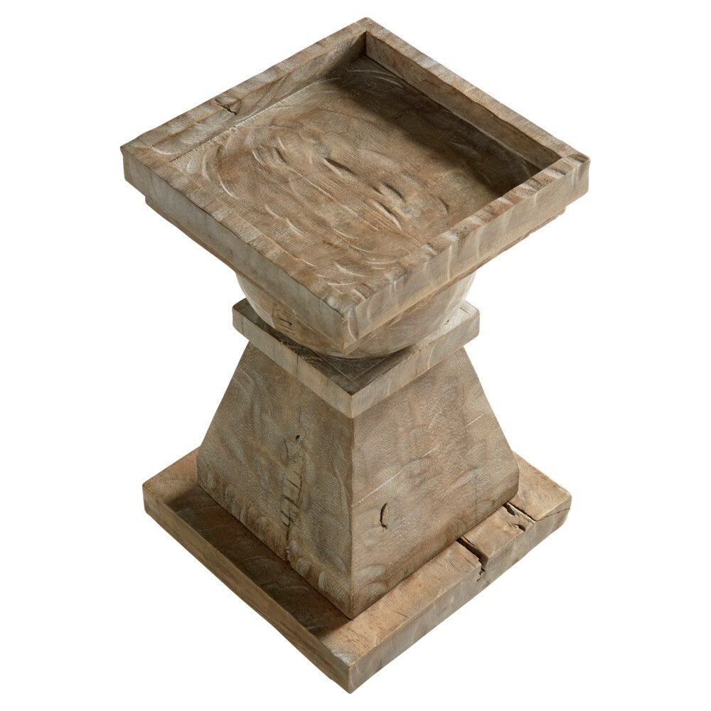 Cyan Design 11288 Small Weathered Grey Control Sculpture - Modern Home Decor for Living Room, Office & Garden