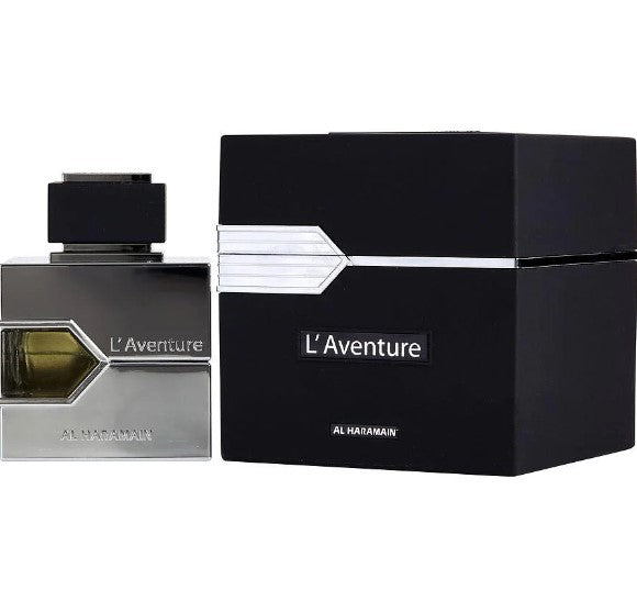 Al Haramain L'Aventure 3.3 oz Eau de Parfum for Men - Long Lasting Fragrance for Date Night & Special Occasions