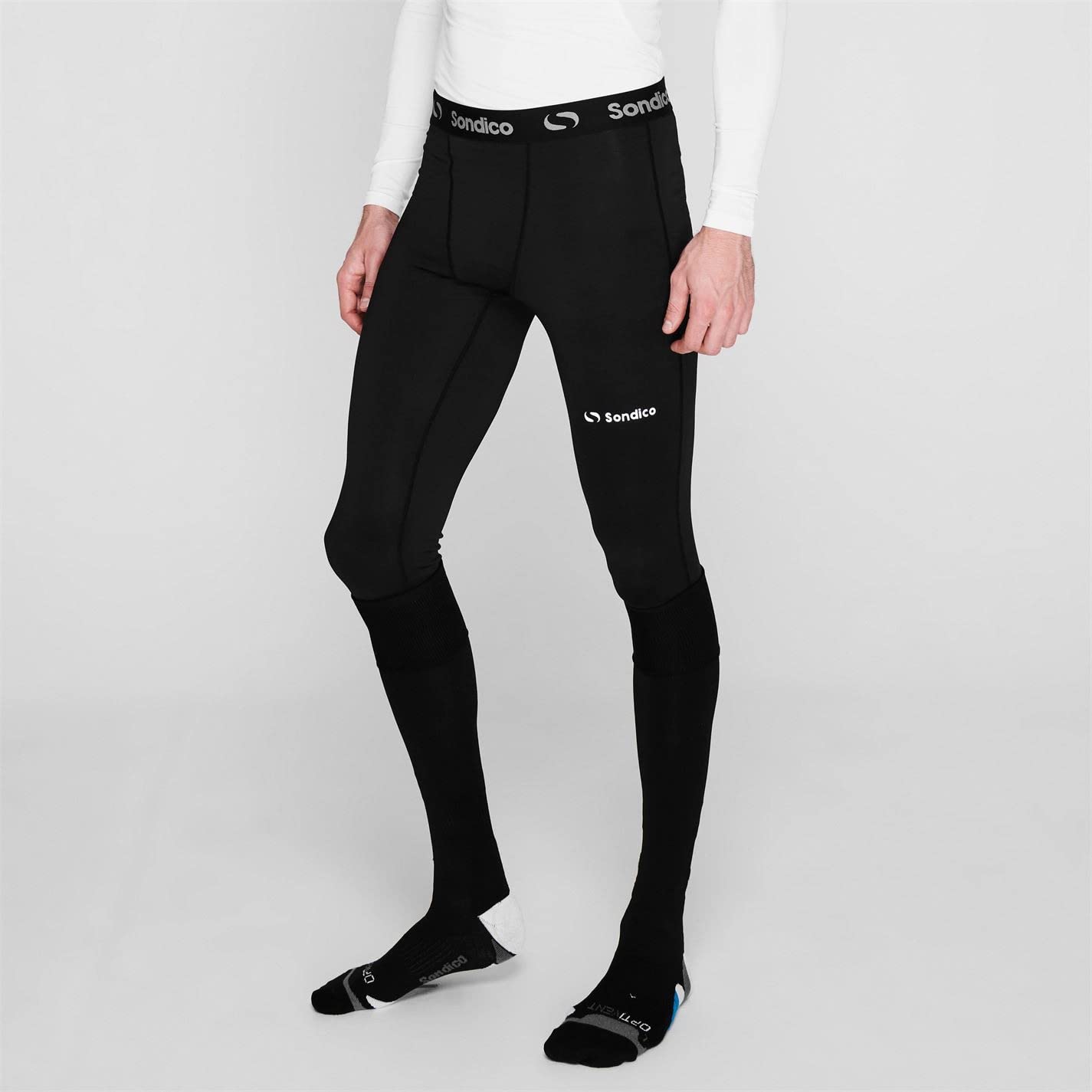 Sondico Men's Compression Tights - High-Performance Workout Leggings for Running, Gym & Sports - Moisture-Wicking & Breathable Activewear