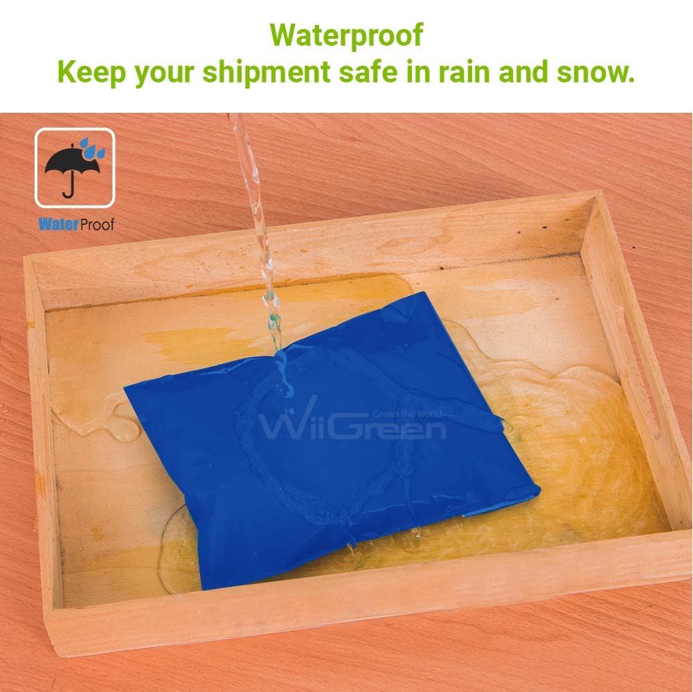 150 PCS 14.5x19 inch Biodegradable Poly Mailers - Compostable Shipping Envelopes | Eco-Friendly Mailing Bags for Ecommerce, Blue/Navy | Perfect for Online Stores, Subscription Boxes & Sustainable Packaging