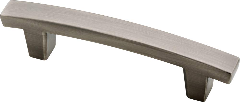 Franklin Brass Pierce 10-Pack Cabinet Handles 3 Inch Hole Center - Heirloom Silver Kitchen Drawer Pulls for Dresser & Furniture Hardware (P29519K-904-B) - Perfect for Kitchen Cabinets, Bathroom Vanities & Bedroom Furniture