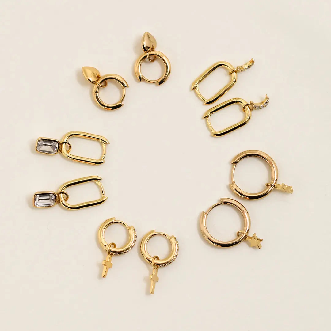 Radiant Marley Hoops - Stylish Dangle Earrings for Women | Perfect for Parties, Weddings & Everyday Wear