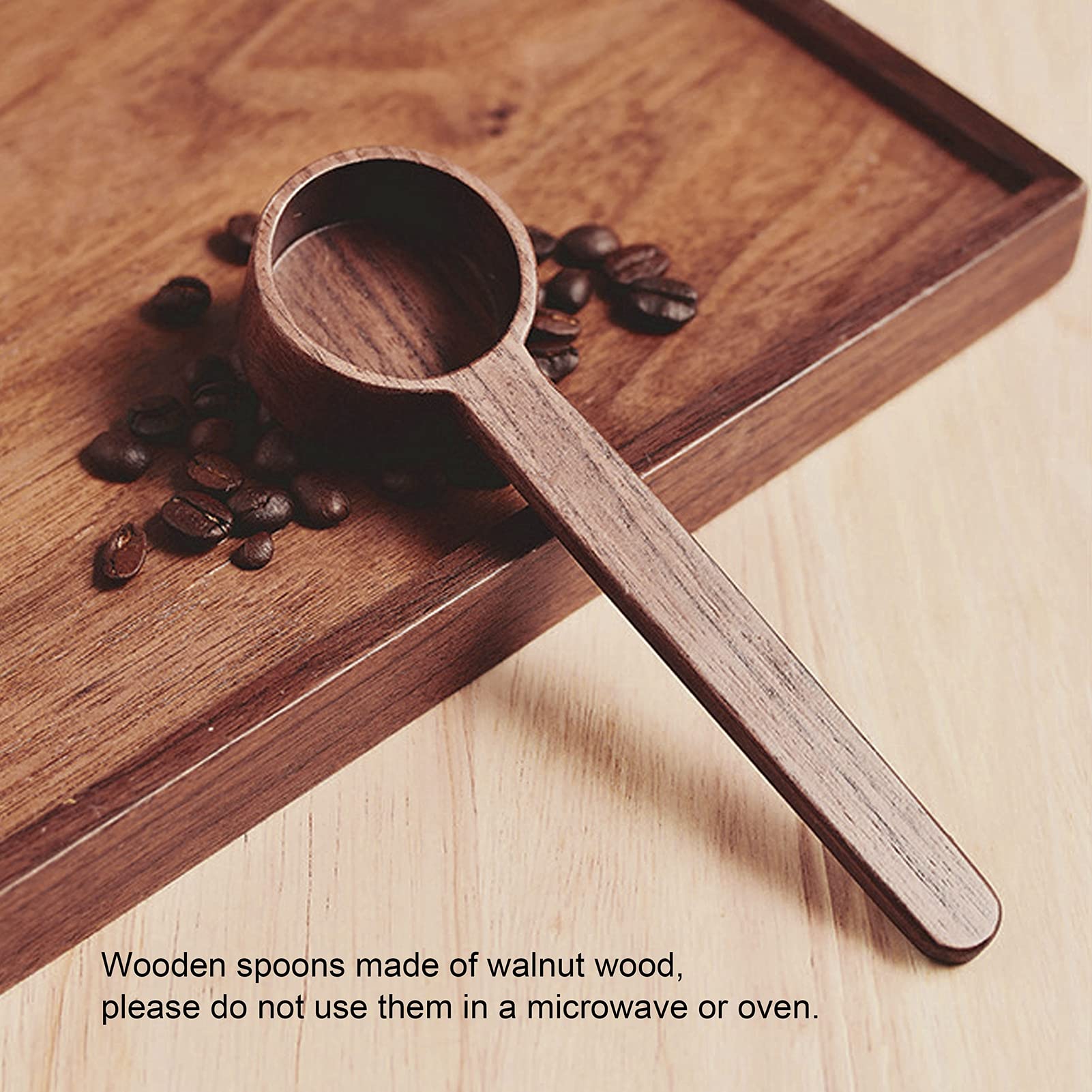 Premium Stainless Steel Coffee Scoop & Tablespoon Measuring Spoon Set - 2Pcs for Kitchen, Restaurant, Office & Home Use - Perfect for Brewing Coffee, Baking & Cooking