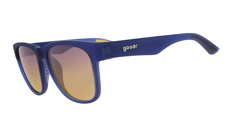 Goodr Electric Beluga Boogaloo Sunglasses - Polarized UV Protection for Running, Cycling & Outdoor Sports - Trendy Aviator Style Shades for Men & Women