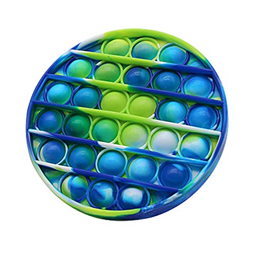 Round Tie Dye - Blue Green