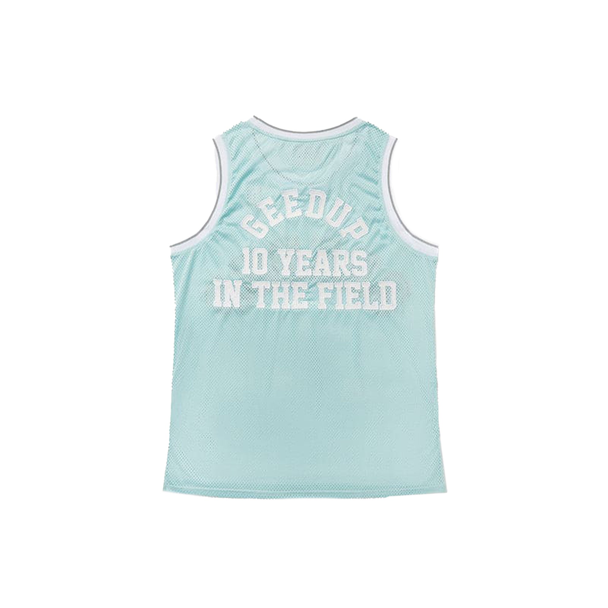 Geedup College Logo Basketball Jersey 'Aqua' - Premium Quality Reversible Sports Jersey for Men & Women - Perfect for Basketball Games, Team Uniforms, and Streetwear Fashion