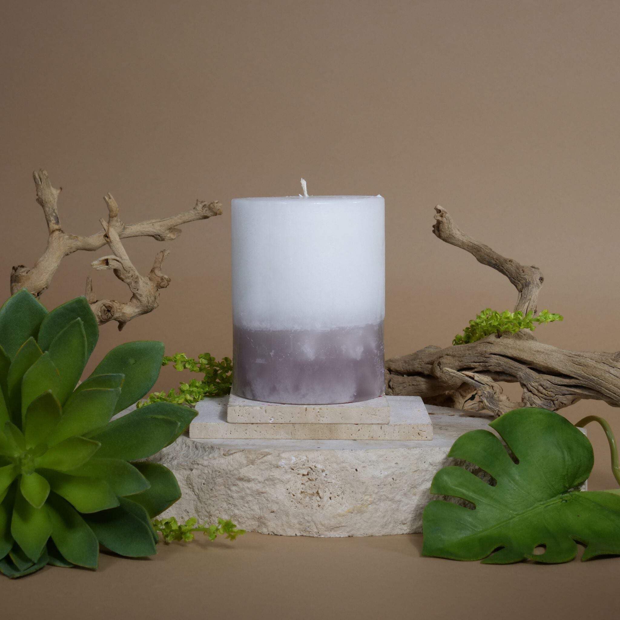 Premium Red Currant Scented Pillar Candles - Set of 6 (12