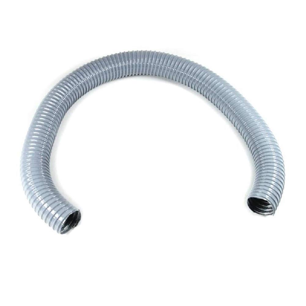 HASMX 24 Inch Long Heavy Duty PVC Central Vacuum Hose - 2 Inch Flexible Vacuum Tube for Home & Car Cleaning - Durable Extension Pipe for Central Vacuum Systems (1-Pack) - Perfect for Hardwood Floors, Carpets & Auto Detailing