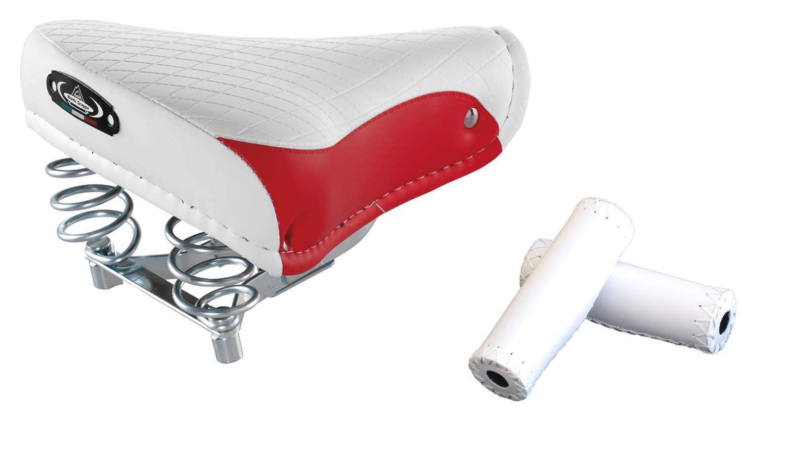 Vintage Retro Montegrappa Saddle for City Wheel Beach Cruiser & Holland Bike - 1750 Export Model with Handles | Perfect for Urban Commuting, Beach Rides & Retro Cycling Enthusiasts