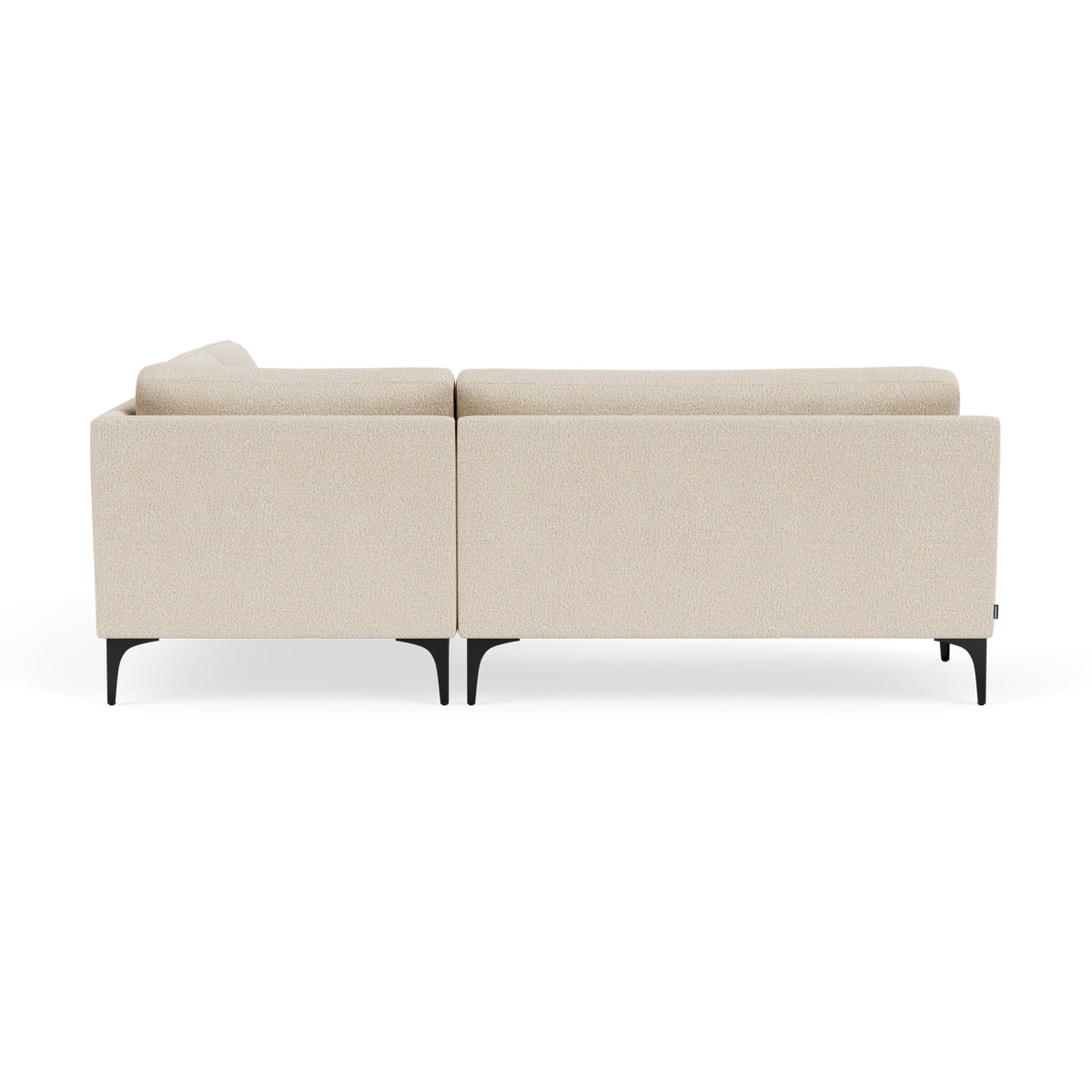 Astha Boucle Right Corner Sofa - Modern L-Shaped Sectional Couch for Living Room, Lounge & Small Spaces | Soft Upholstery, Comfortable Seating, Stylish Home Decor