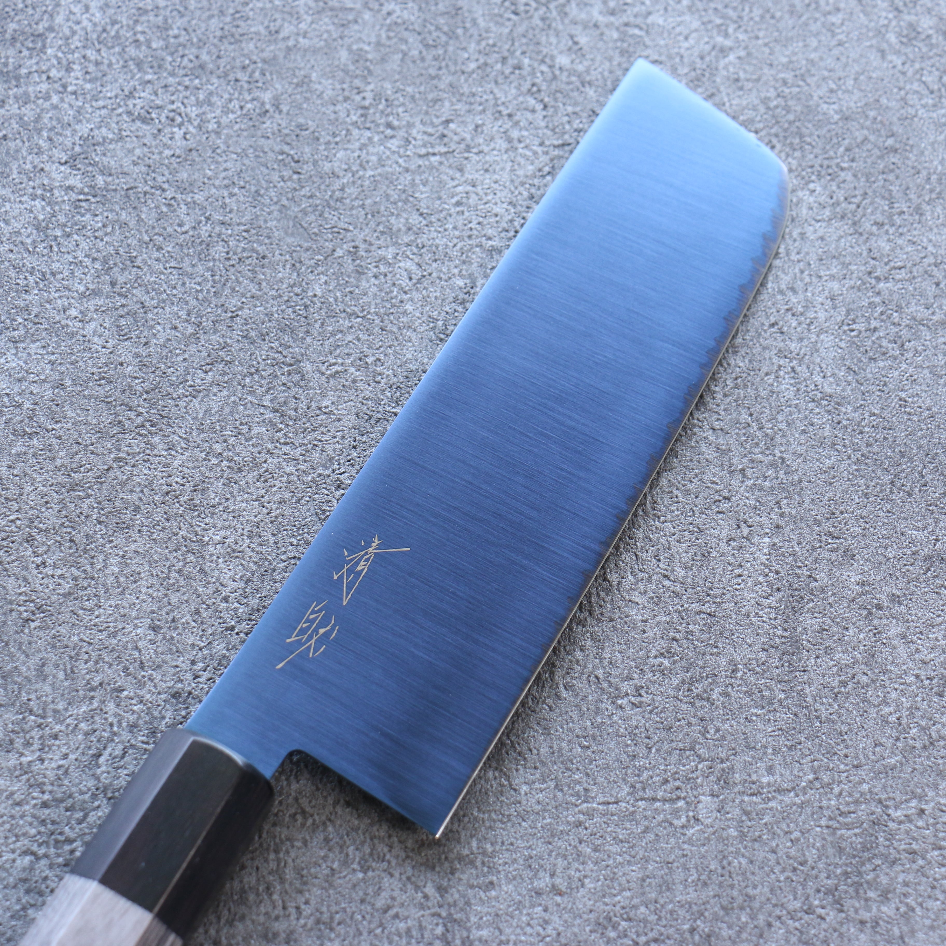 Premium Seisuke SK 85 Nakiri Knife 160mm - Japanese Stainless Steel Blade with Ion Plating & Gray Pakka Wood Handle - Perfect for Sushi, Vegetables & Asian Cuisine Prep