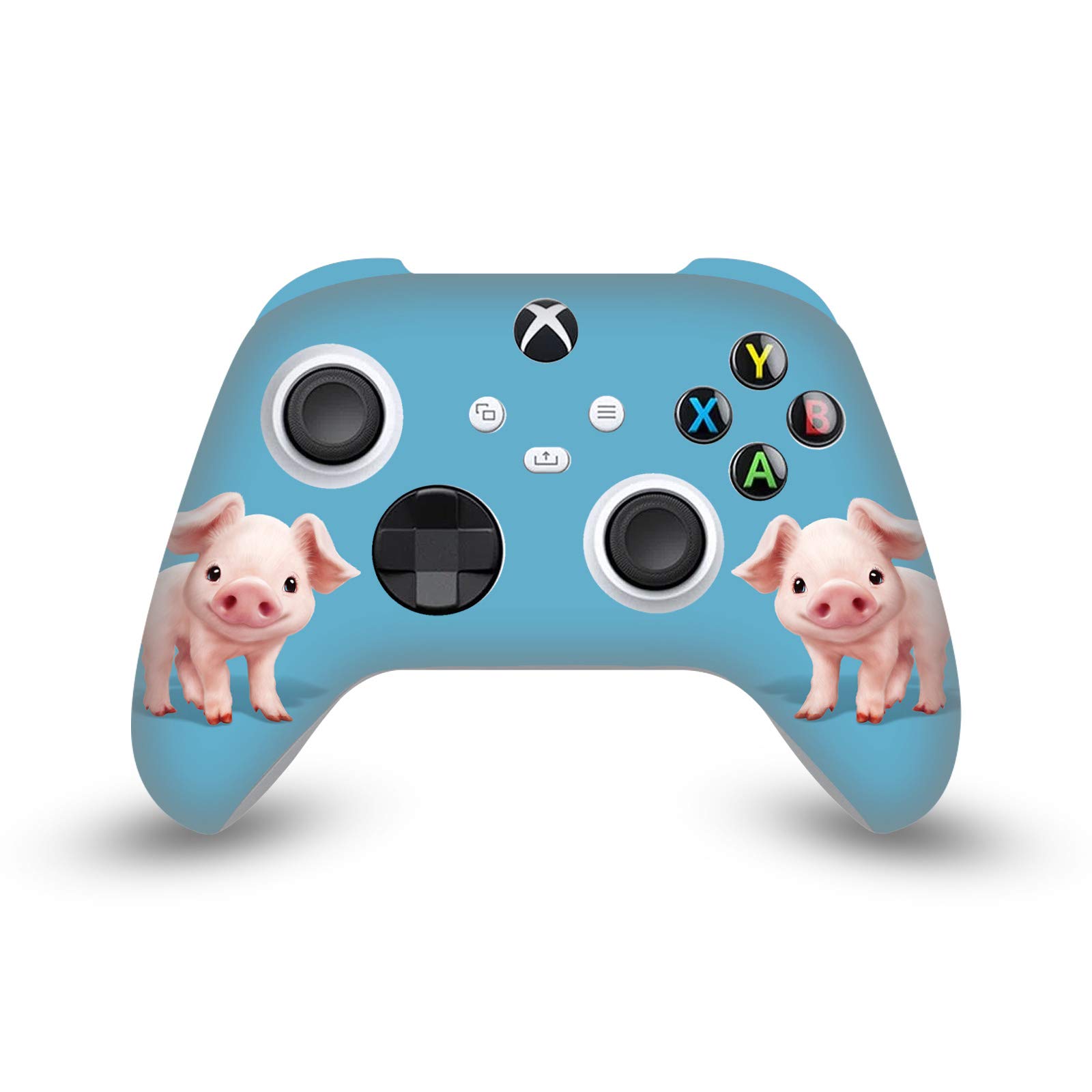 Official Animal Club International Pig Face Vinyl Sticker for Xbox Series X/S Controller - Gaming Skin Decal, Durable & Scratch-Resistant - Perfect for Customizing Your Gaming Setup & Personalizing Controllers