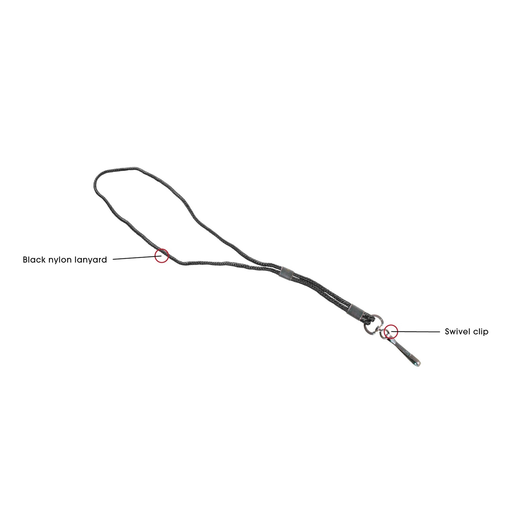 Kwik Goal Neck Lanyard - Adjustable Soccer Referee Whistle Holder with Breakaway Safety Clip - Perfect for Coaches, Referees & Sports Enthusiasts
