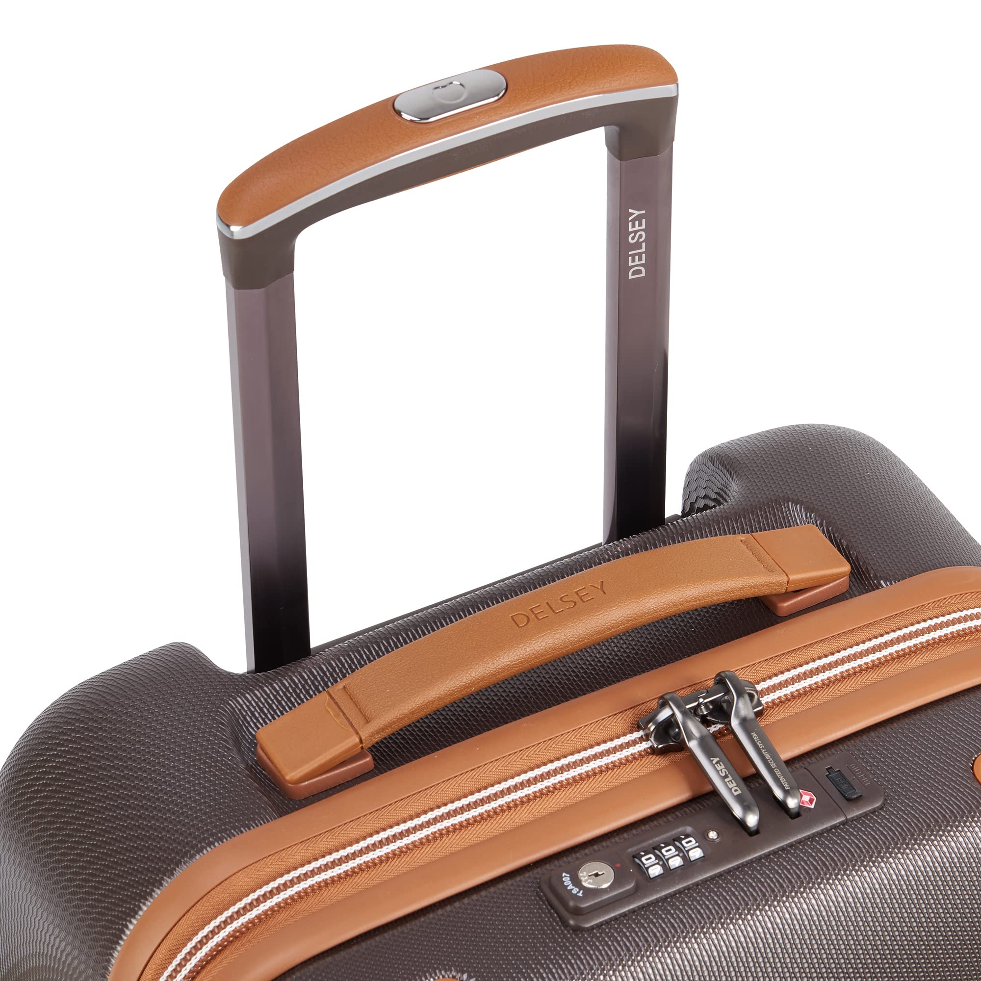 Delsey Paris Chatelet Air 2.0 Hardside Spinner Carry-On Luggage 20 Inch - Lightweight Durable Suitcase for Travel, Business Trips & Weekend Getaways (Chocolate Brown)