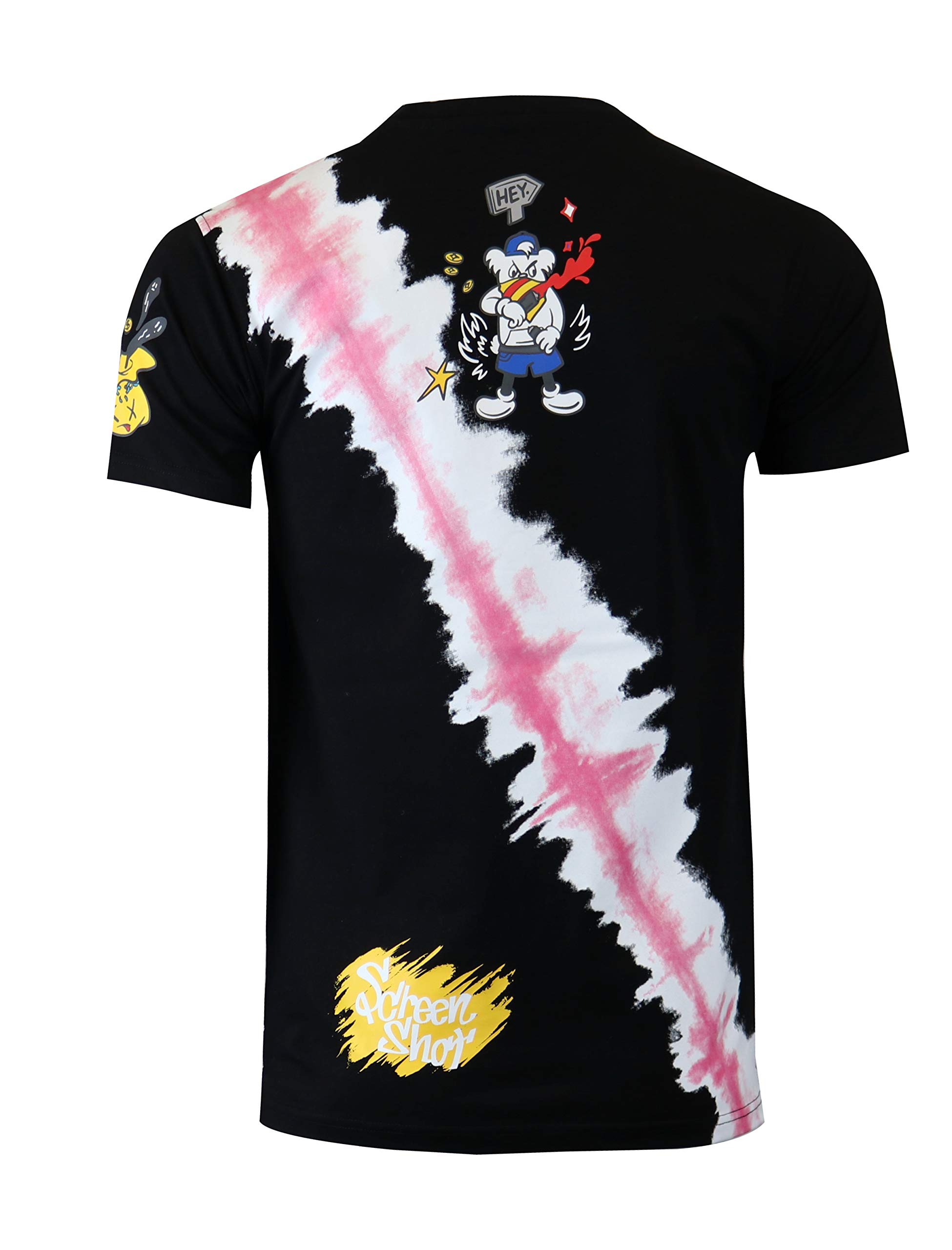 Premium Men's Hipster Hip-Hop Urban Streetwear T-Shirt with Latest Animation Design | Trendy Casual Wear for Street Style & Hip-Hop Fashion Enthusiasts