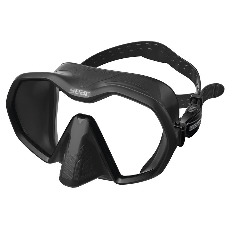 Seac ICONA S/BL Black/Charcoal Wetsuit - Premium Scuba Diving & Snorkeling Gear for Men & Women - Perfect for Warm Water Adventures & Underwater Exploration
