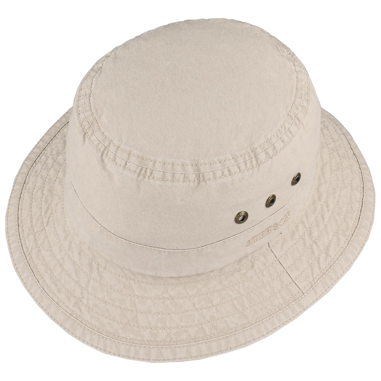 Stylish Stetson Reston Bucket Hat for Men & Women - UV Protection Summer Outdoor Hat for Beach, Hiking, and Travel