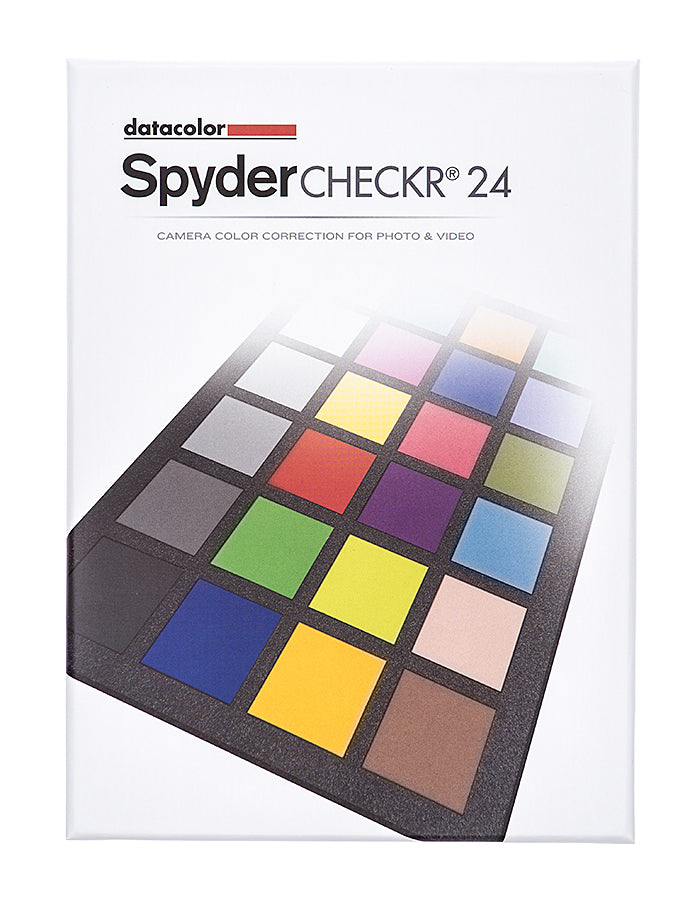 Datacolor SpyderCHECKR 24 Professional Color Calibration Tool for Photography & Videography (SCK200) - Perfect for Studio, Editing & Content Creation