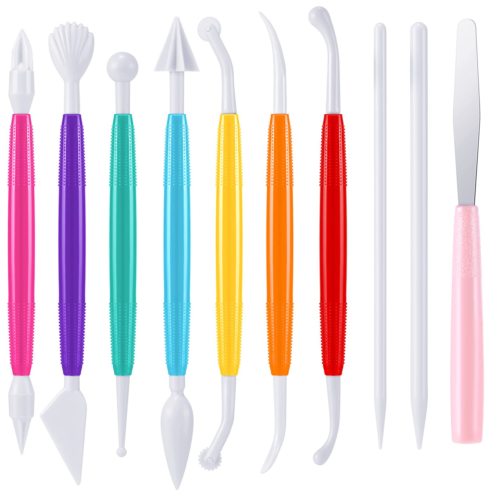 Double Head Clay Sculpting Tools Kit - DIY Pottery & Craft for Kids - Assorted Colors for Shaping & Decorating