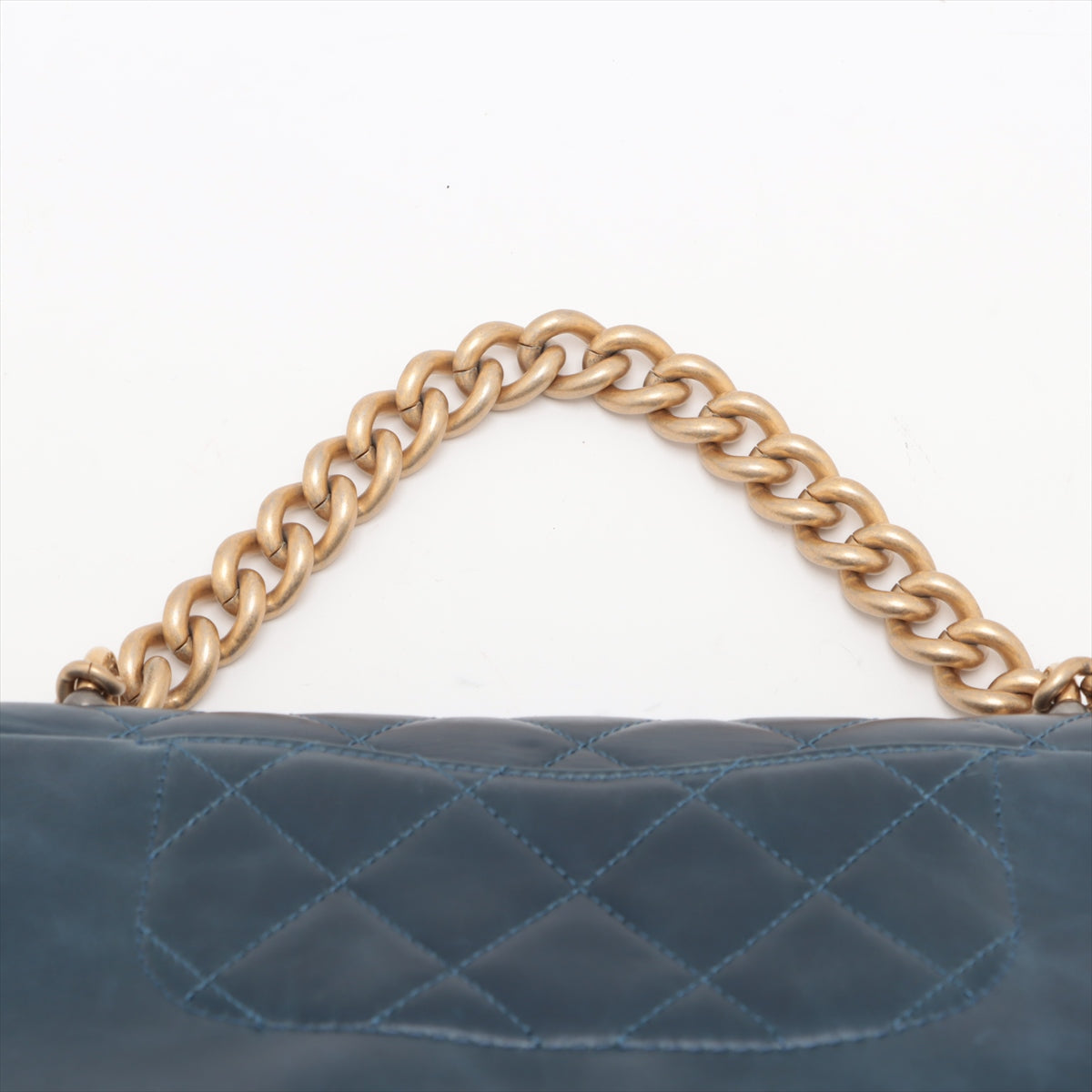 Chanel CC Logo Mini Matelasse Leather Crossbody Bag in Blue | Luxury Designer Handbag for Women | Perfect for Evening Parties, Date Nights & Special Occasions