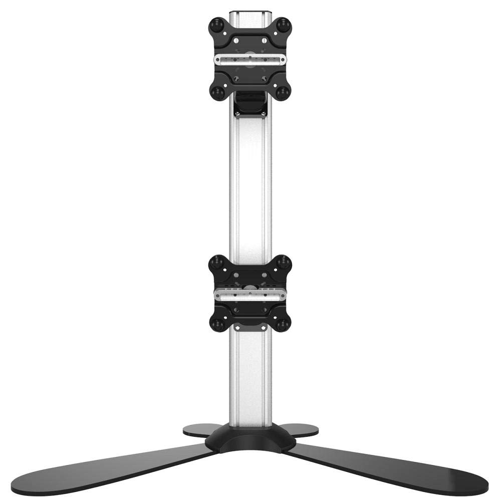 Cotytech Dual Monitor Stand for Apple - Quick Release Vertical Lift Adjustable Desk Mount (BL-AF6) - Perfect for Home Office & Gaming Setup