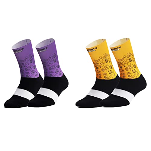Purple & Yellow