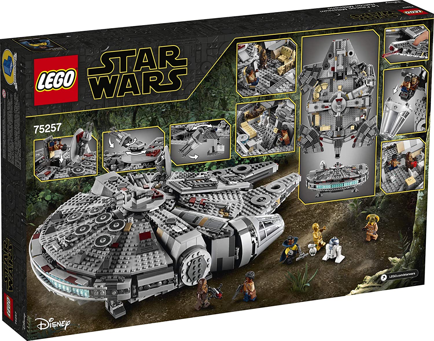 LEGO Star Wars The Rise of Skywalker Millennium Falcon 75257 Building Kit - Ultimate Collectible Starship Model for Adults & Kids - Perfect for Display, Play & Star Wars Fans Collection