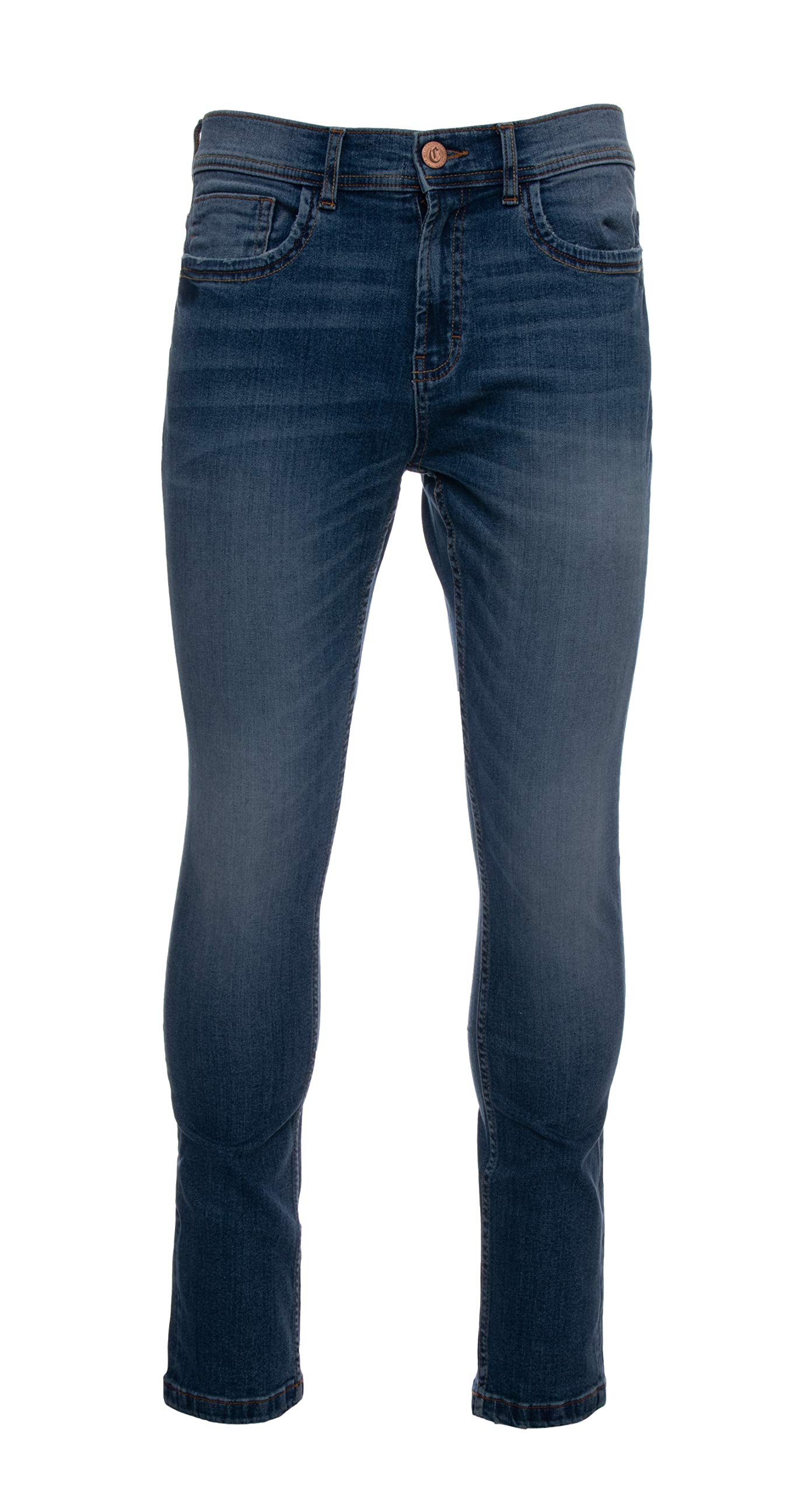 Azure Cultura Men's Skinny Stretch Jeans - Comfort Fit for Daily Wear