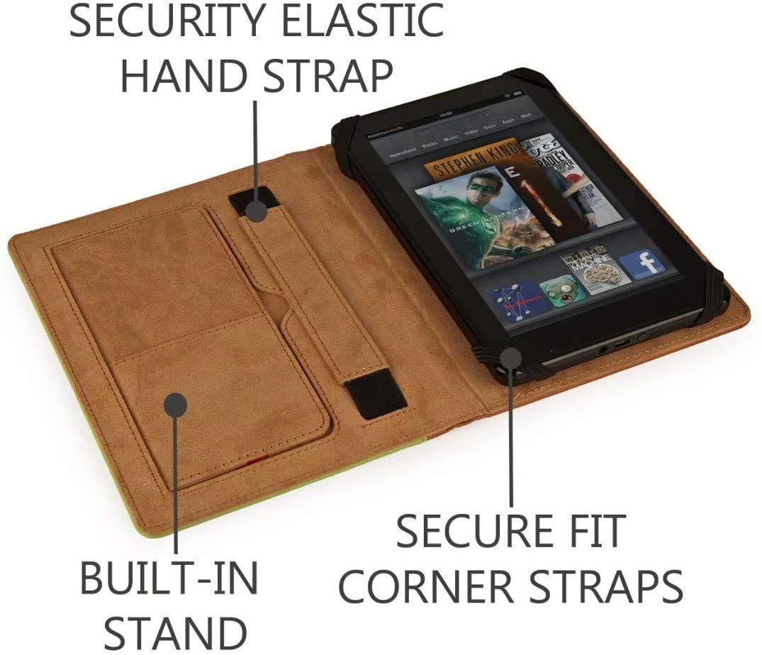 Universal 9.7 Inch Tablet Case - Compatible with iPad Air & Samsung Galaxy Tab E 9.6 - Shockproof Protective Cover for Reading, Travel & Work