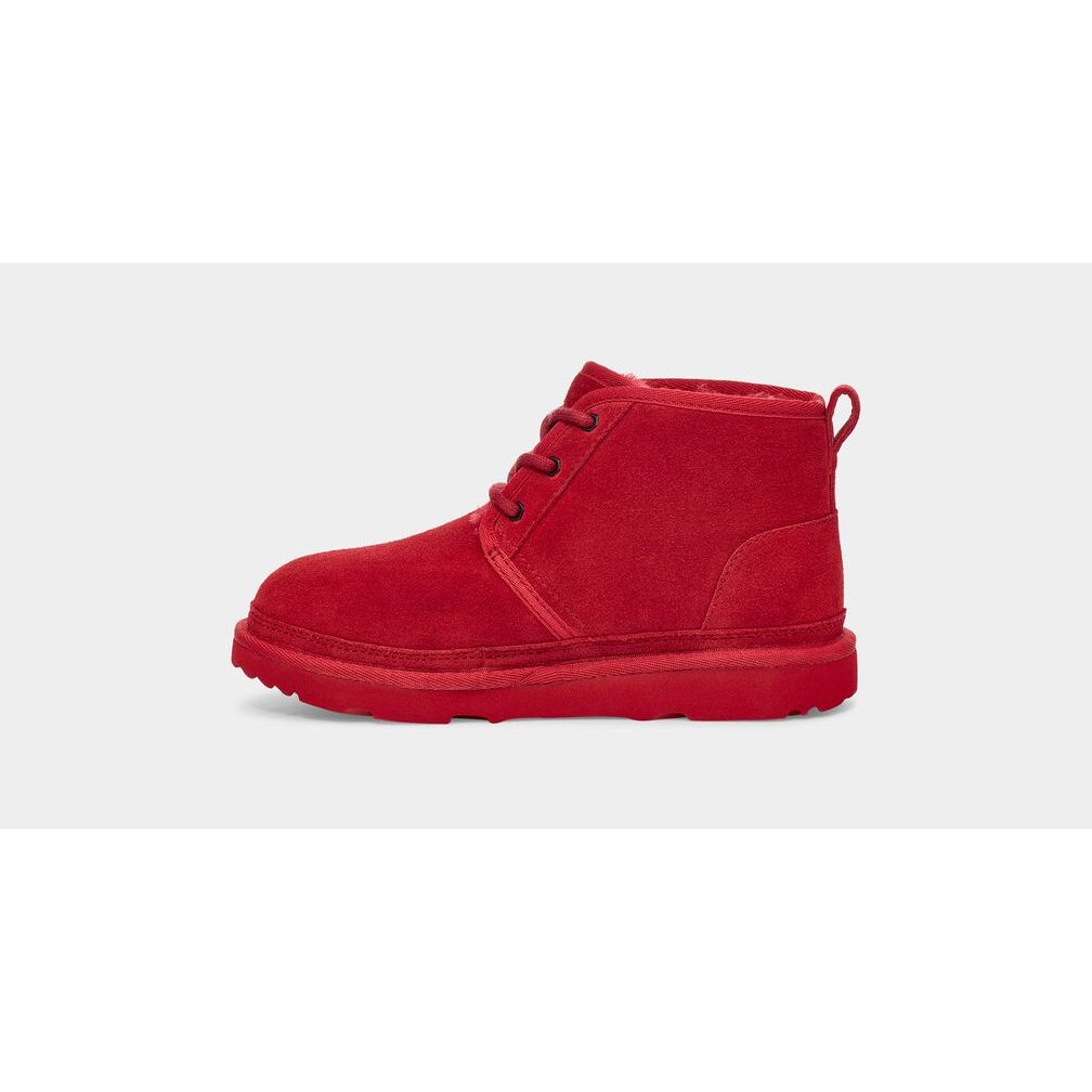 UGG Kid's Neumel II Boot in Samba Red - Warm Winter Snow Boots for Boys & Girls - Perfect for School, Outdoor Play & Cold Weather