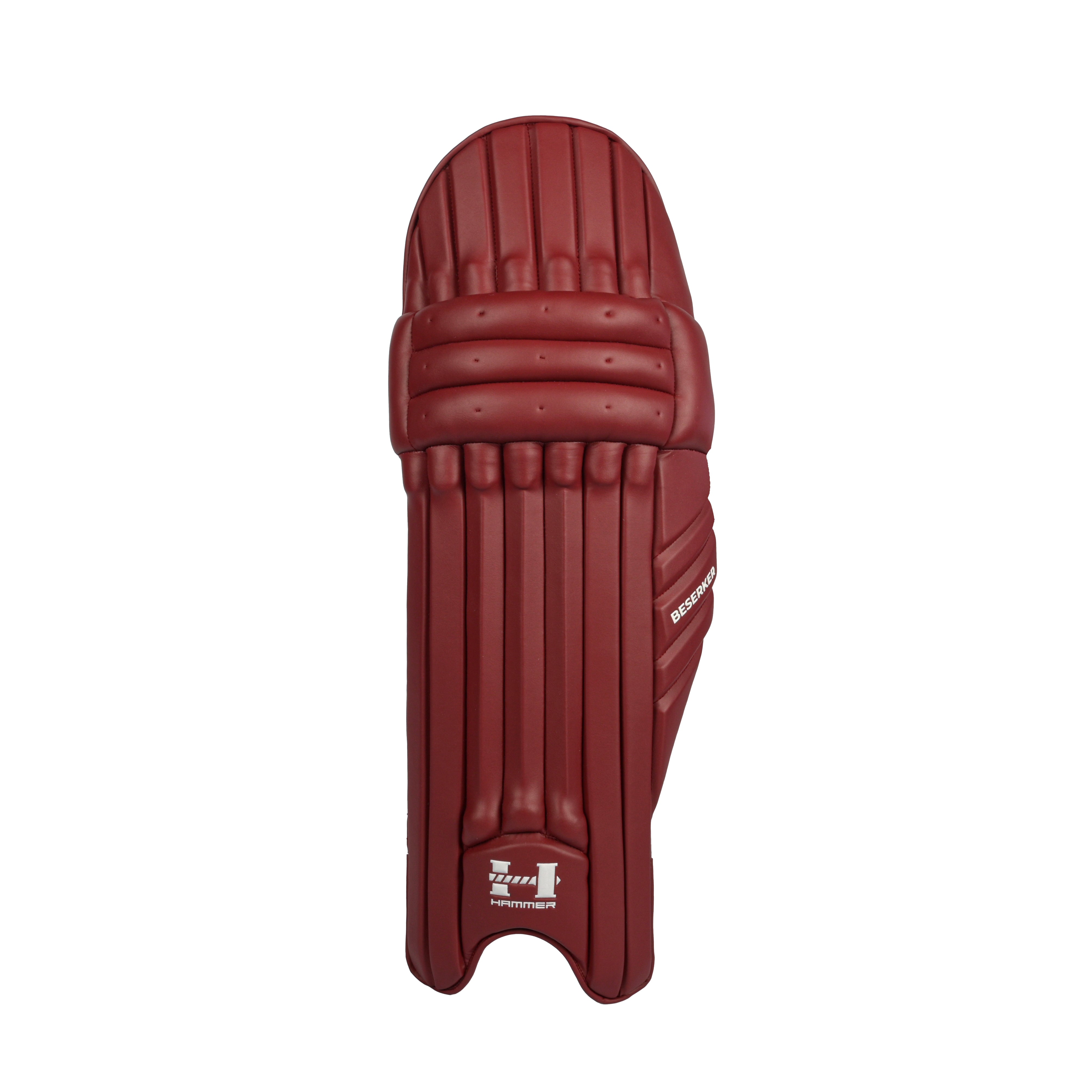 Hammer Beserker Batting Pad 2025 - Premium Cricket Batting Gloves (Maroon) for Practice & Match Play - Perfect for Cricket Training & Games
