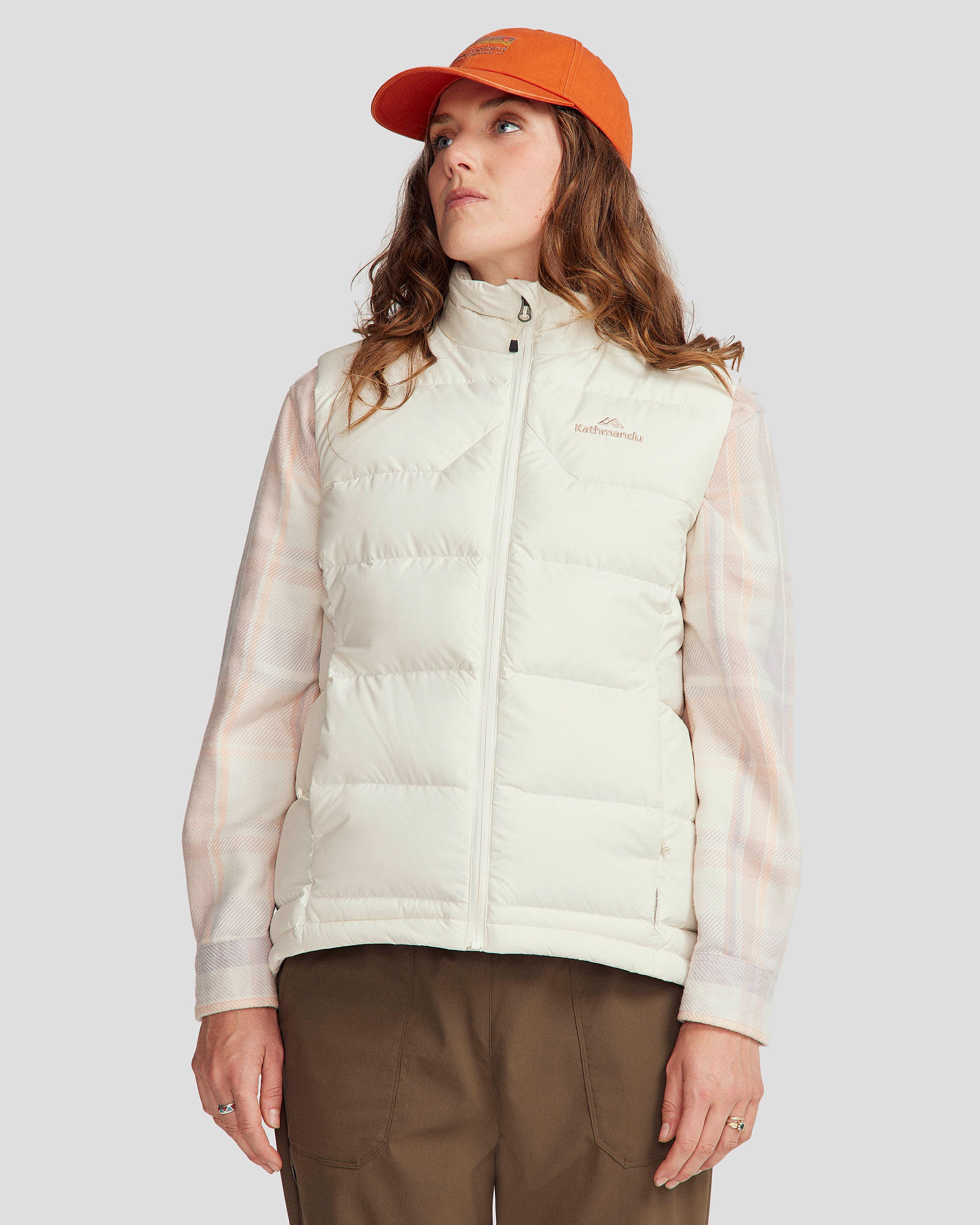 Women's Epiq Down Vest - Lightweight Warm Winter Puffer Jacket for Outdoor Activities (Natural/Mineral) | Perfect for Hiking, Camping & Cold Weather Fashion