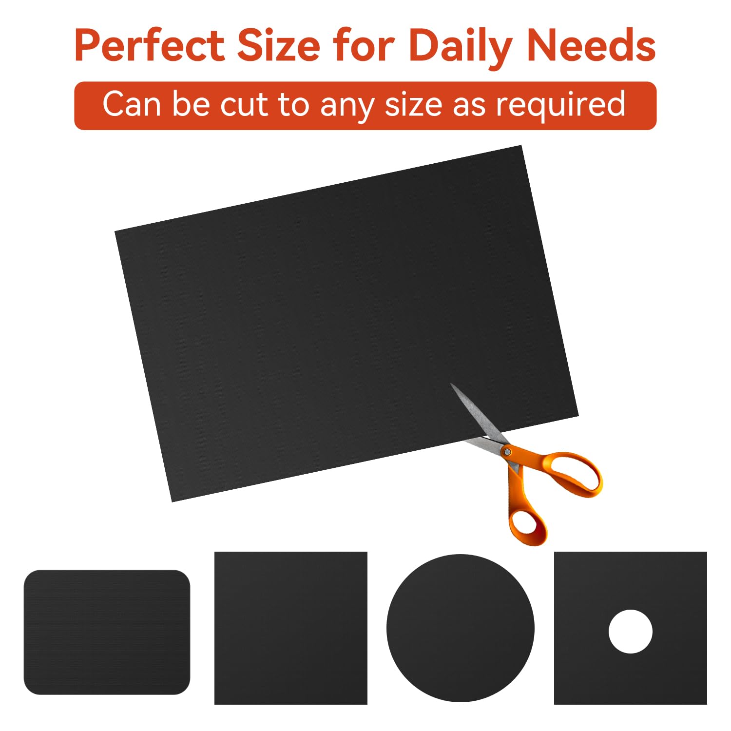 Non-Stick Oven Liners for Electric & Gas Ovens - Reusable Teflon Protector Mat (23.6