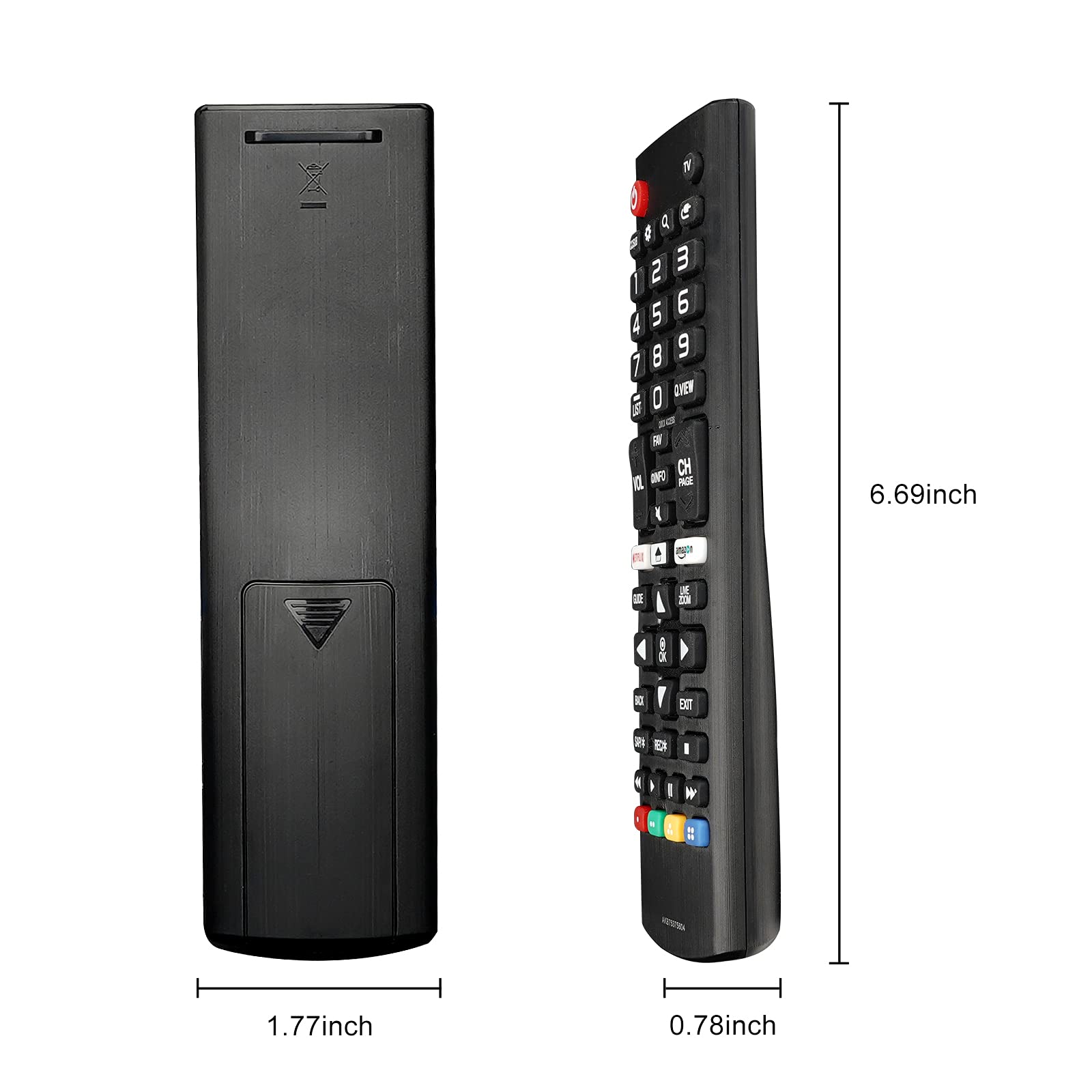 Universal Remote Control AKB75375604 for LG Smart TV, LCD, LED, 3D & HDTV - Compatible with Multiple LG TV Models | Perfect for Home Theater & Living Room Entertainment