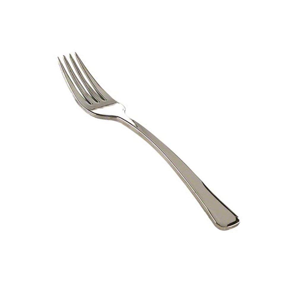 Premium Koyal Glimmerware 7-Inch Silver Salad Forks - Set of 600 - Elegant Flatware for Restaurants, Catering & Dinner Parties