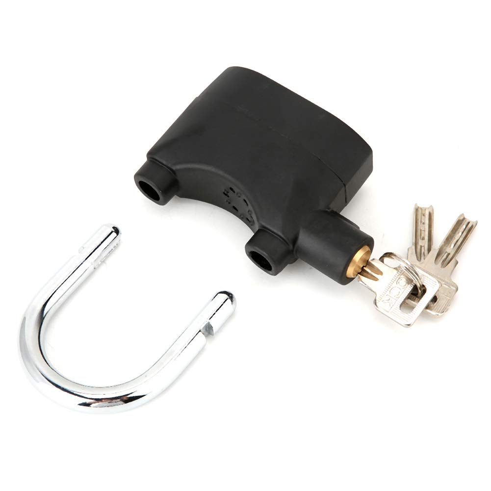 RANNYY High Security Alarm Padlock - Anti-Theft Waterproof Siren Lock for Motorcycle, Bicycle, Door & Window Protection | Ideal for Home Security, Garage, Shed & Outdoor Use