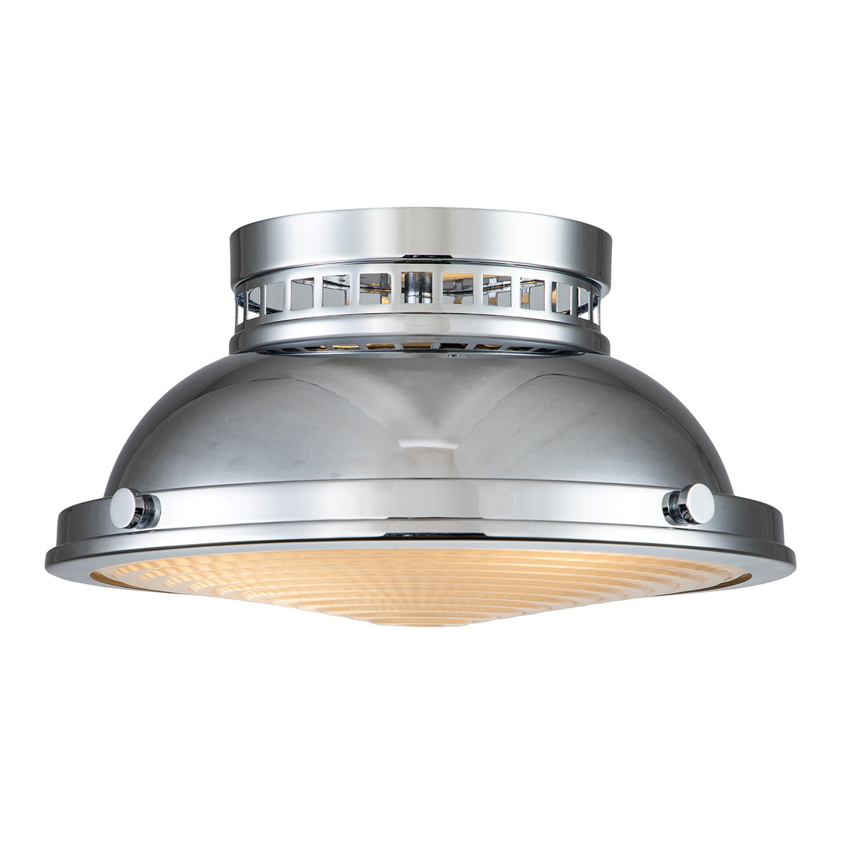 Amelia 2-Light Flush Mount Ceiling Light Fixture with E27 Socket - Perfect for Bedroom, Hallway & Kitchen Lighting