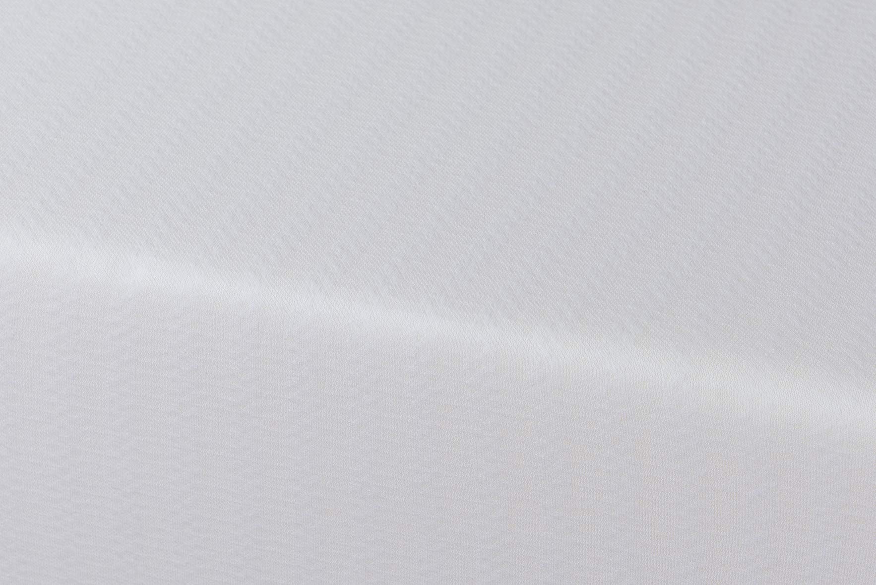 Velfont Waterproof Mattress Encasement - Single Size 80x190/200cm, Hypoallergenic & Breathable, Zippered 30cm Deep Fitted Skirt - Bed Bug Protection for Home, Dorm, Hotel Use