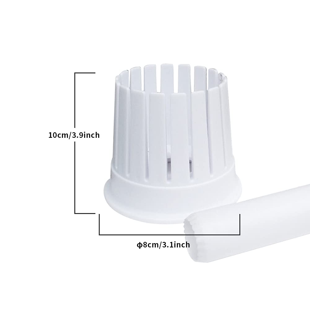 Blossom Maker Onion Slicer - Professional Vegetable & Fruit Cutter Tool for Perfect Fried Onion Rings - Easy Kitchen Gadget for Salads, Burgers & Appetizers (White)