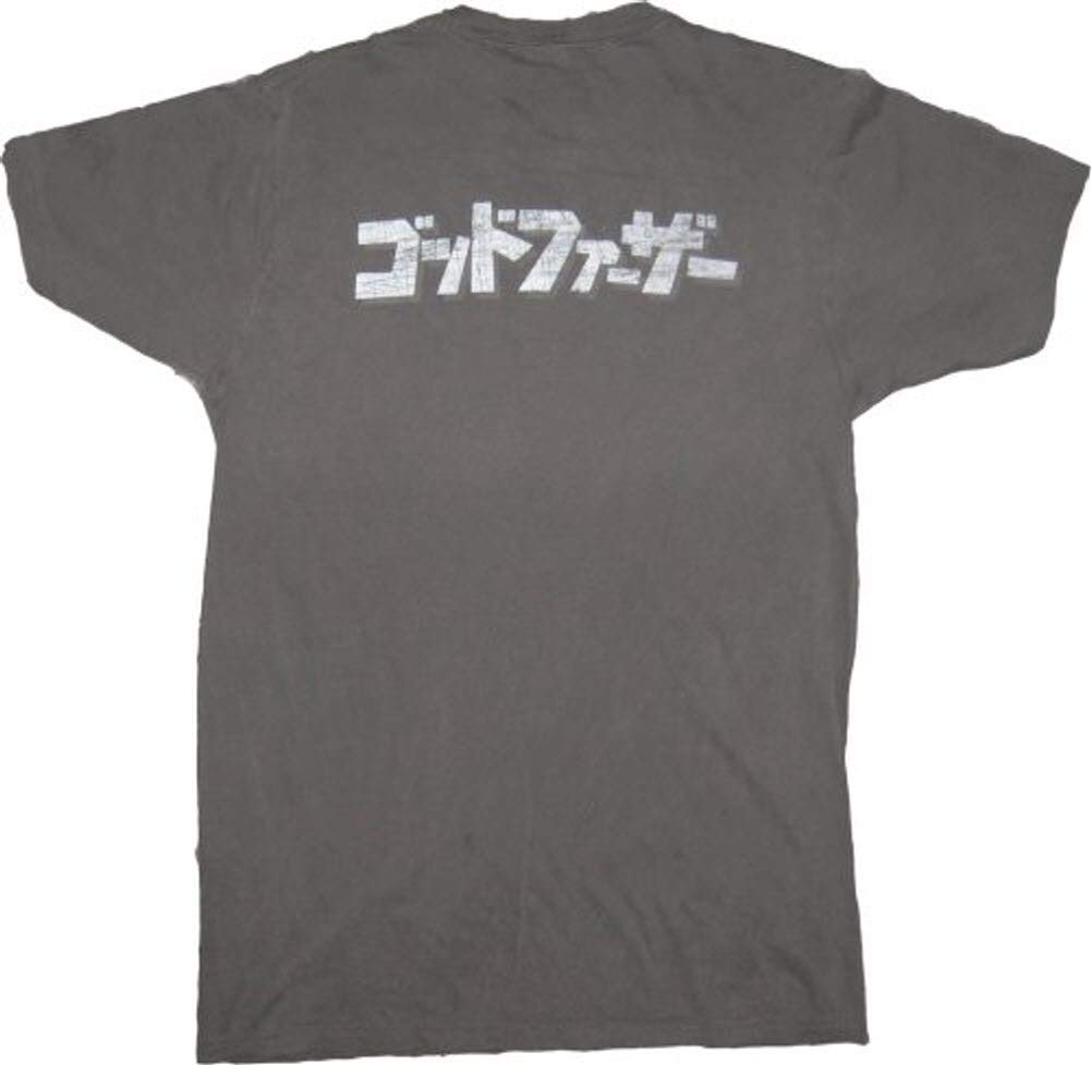 GODFATHER The Japanese Rose Puppeteer Graphic Charcoal T-Shirt for Men | Vintage Anime Streetwear | Perfect for Cosplay, Anime Conventions & Casual Wear