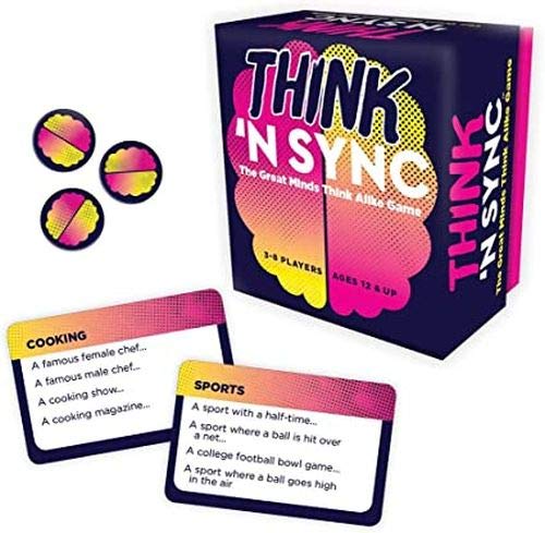 Think N Sync Party Game - Fun Family Board Game for All Ages, Perfect for Game Nights, Team Building, and Icebreaker Activities