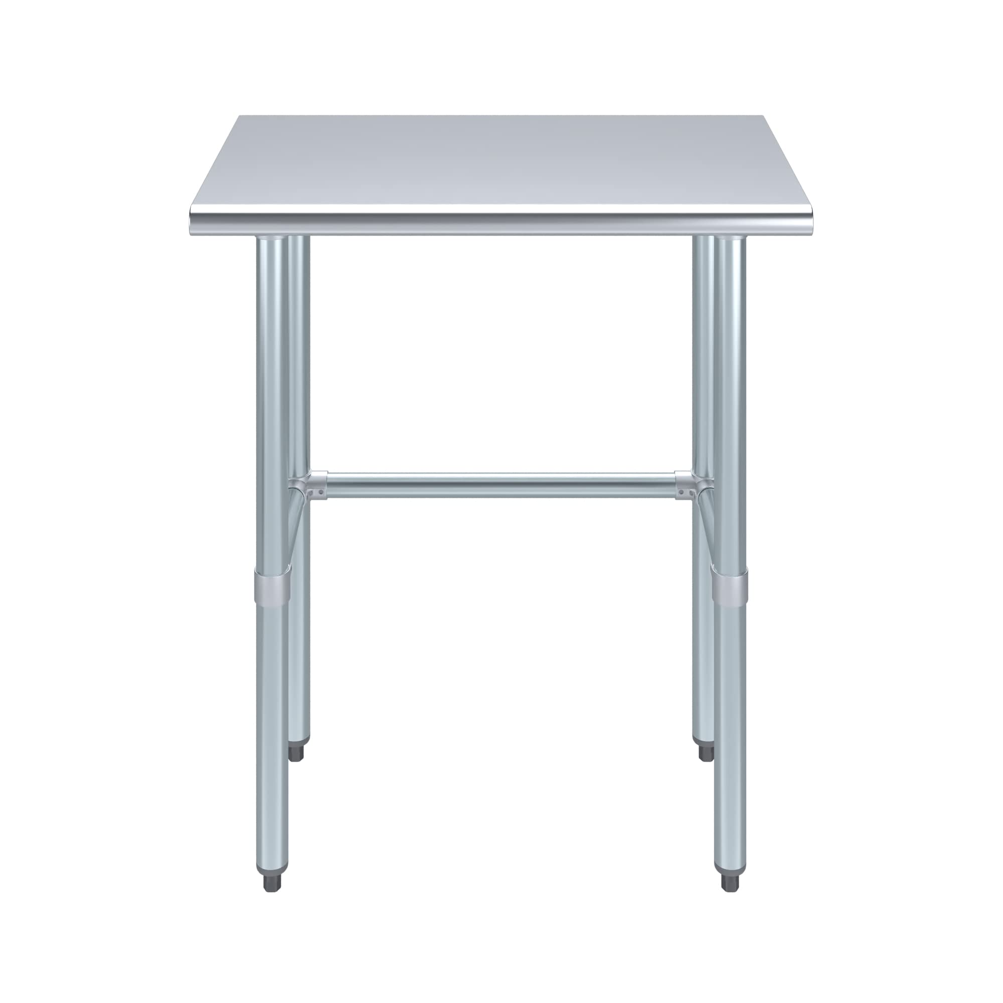 AmGood Stainless Steel Work Table with Open Base - 30