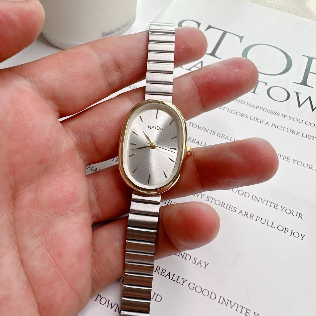Elegant Roman Numeral Watch for Women - Stylish Analog Wristwatch with Leather Band - Perfect for Office, Casual Wear & Special Occasions
